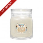 Yankee Candle Lumanare Parfumata Borcan Mediu Signature Vanilla Flurries